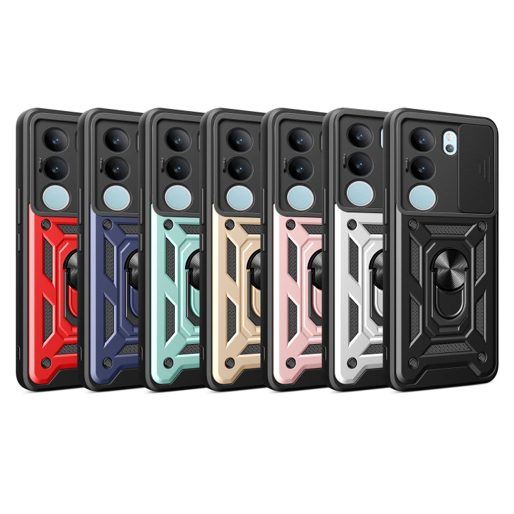 Sliding Camera Cover Design TPU+PC Phone Case, For vivo S17 Pro 5G/V29 5G, For vivo V25 5G/V25e 4G/X80 Lite 5G, For vivo T1 Pro