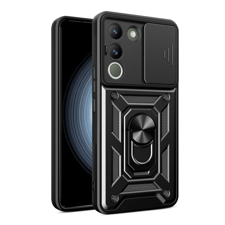 Sliding Camera Cover Design TPU+PC Phone Case, For vivo V29e Southeast Asian / Y200 5G, For vivo iQOO Z7 Pro 5G Global, For vivo V29e 5G Global