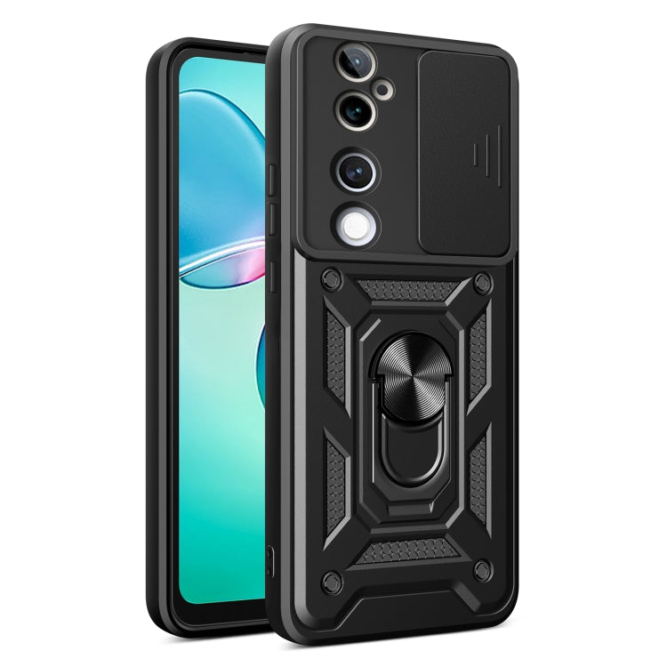 Sliding Camera Cover Design TPU+PC Phone Case, For vivo iQOO Z9s 5G Global, For vivo V40 / V40 Pro / S19 Pro, For vivo Y28 4G