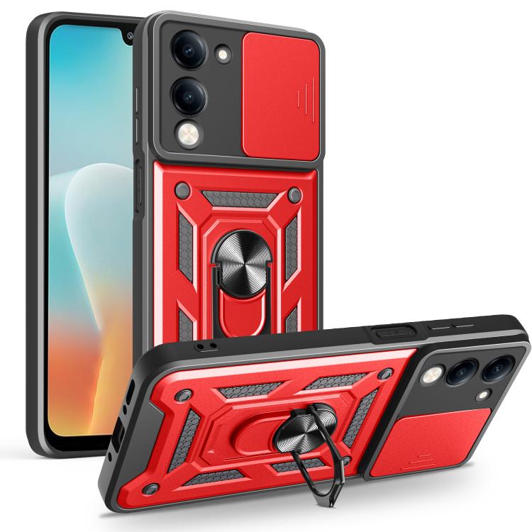 Sliding Camera Cover Design TPU+PC Phone Case, For vivo Y400 Pro 5G India, For vivo Y29s 5G / Y04 4G, For vivo Y29 4G