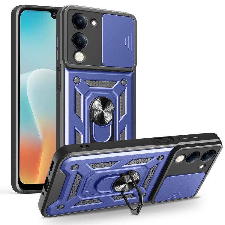 Sliding Camera Cover Design TPU+PC Phone Case, For vivo Y400 Pro 5G India, For vivo Y29s 5G / Y04 4G, For vivo Y29 4G