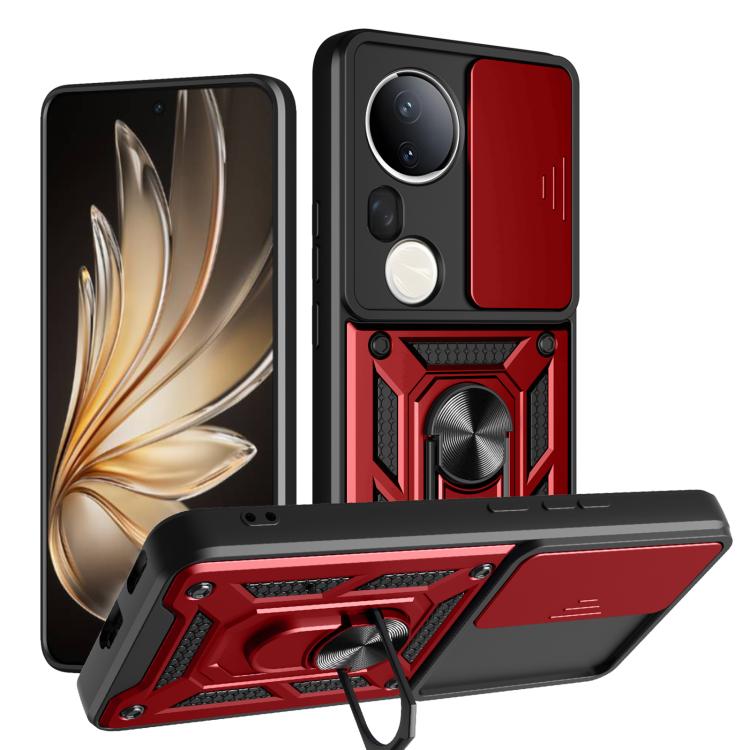 Sliding Camera Cover Design TPU+PC Phone Case, For vivo Y400 5G, For vivo V60 5G, For vivo S20 Pro / T4 Ultra 5G
