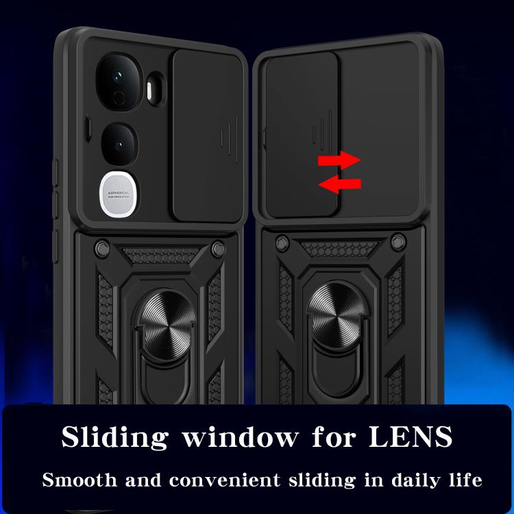 Sliding Camera Cover Design TPU+PC Phone Case, For vivo Y400 Pro 5G India, For vivo Y29s 5G / Y04 4G, For vivo Y29 4G