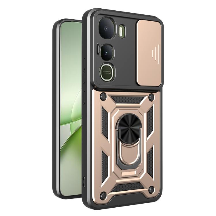 Sliding Camera Cover Design TPU+PC Phone Case, For vivo Y400 5G, For vivo V60 5G, For vivo S20 Pro / T4 Ultra 5G