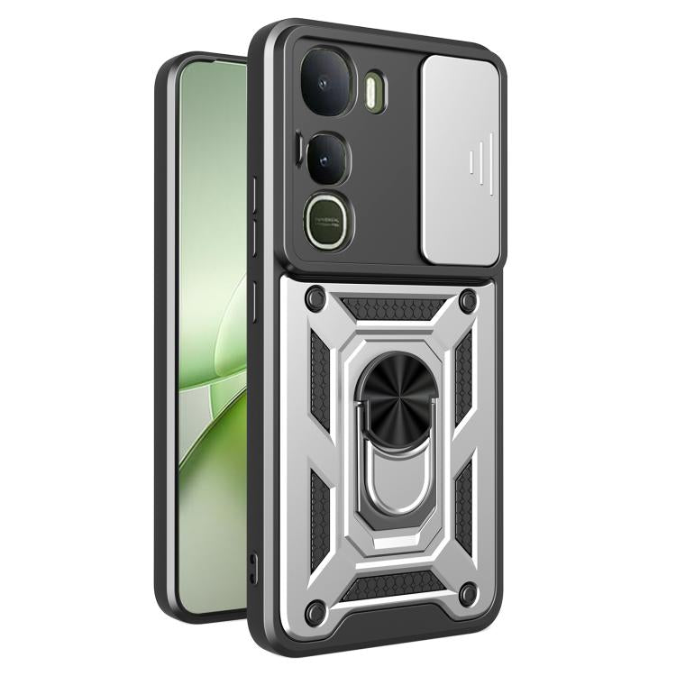 Sliding Camera Cover Design TPU+PC Phone Case, For vivo Y400 5G, For vivo V60 5G, For vivo S20 Pro / T4 Ultra 5G