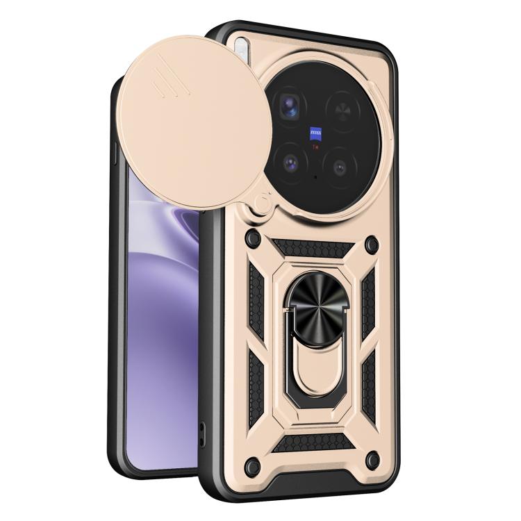Sliding Camera Cover Design TPU+PC Phone Case, For vivo X300 FE 5G Russia / Zeiss, For vivo V70 5G, For vivo X300 Pro
