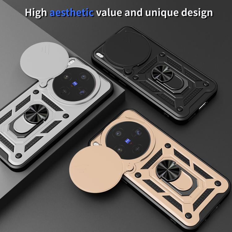 Sliding Camera Cover Design TPU+PC Phone Case, For vivo X300, For vivo V60 Lite 4G / 5G, For vivo Y31 5G Global