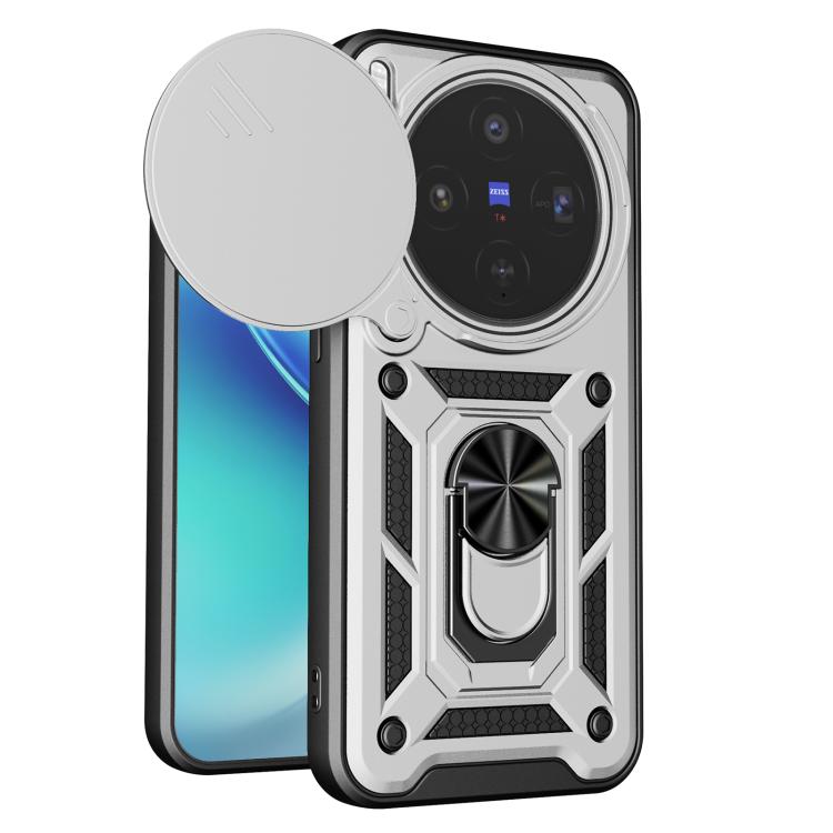 Sliding Camera Cover Design TPU+PC Phone Case, For vivo X300, For vivo V60 Lite 4G / 5G, For vivo Y31 5G Global