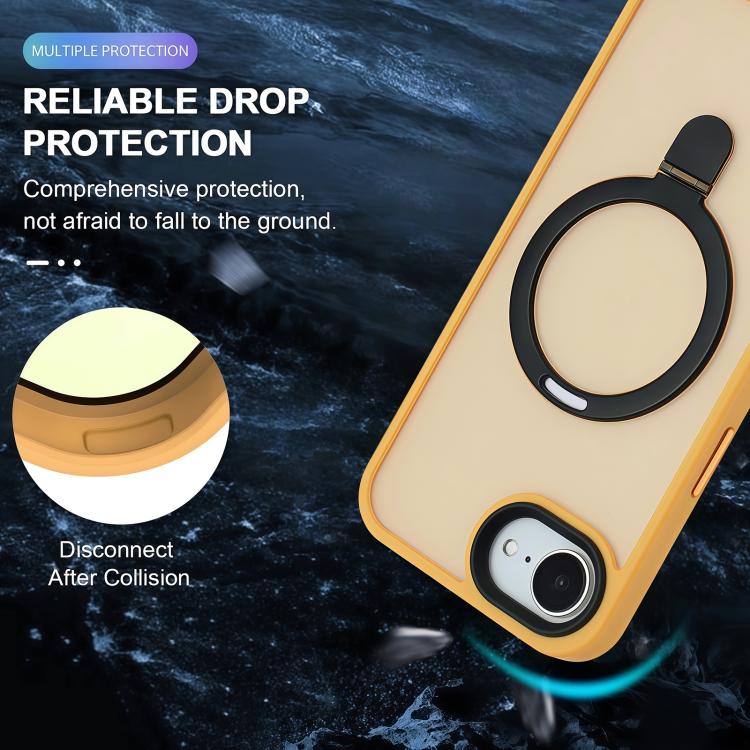 Skin-feel MagSafe Holder PC Hybrid TPU Phone Case, For iPhone 16e, For iPhone 16 Pro Max, For iPhone 16 Pro Apple Accessories engski4427 iPhone 16e - APEXEL INDIA - Mobile Lens - Mobile Camera Lens - Cellphone Accessories - Phone Lens - Smartphone Lens