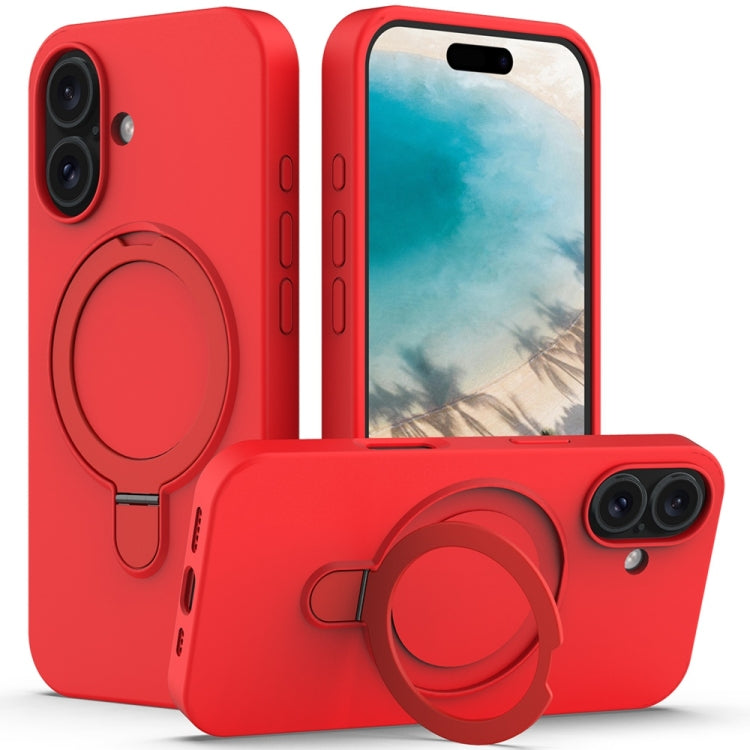 Liquid Silicone MagSafe Magnetic Phone Case with Ring Holder, For iPhone 16 Plus, For iPhone 16 Apple Accessories engliq4414 iPhone 16 Plus - APEXEL INDIA - Mobile Lens - Mobile Camera Lens - Cellphone Accessories - Phone Lens - Smartphone Lens