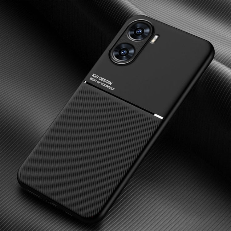 Classic Tilt Strip Grain Magnetic PC Hybrid TPU Phone Case, For vivo S18 Pro, For vivo S18, For vivo X100 Pro, For vivo X100, For vivo iQOO 12, For vivo V29e