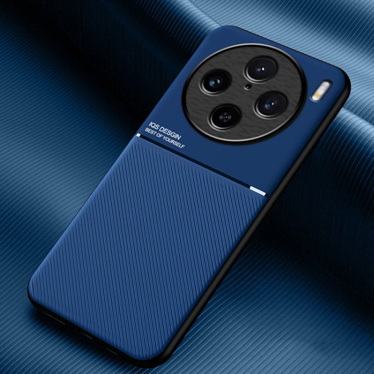 Classic Tilt Strip Grain Magnetic PC Hybrid TPU Phone Case, For vivo S18 Pro, For vivo S18, For vivo X100 Pro, For vivo X100, For vivo iQOO 12, For vivo V29e