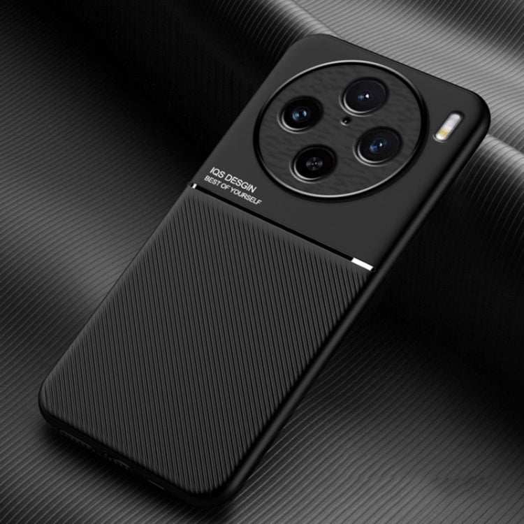 Classic Tilt Strip Grain Magnetic PC Hybrid TPU Phone Case, For vivo S18 Pro, For vivo S18, For vivo X100 Pro, For vivo X100, For vivo iQOO 12, For vivo V29e