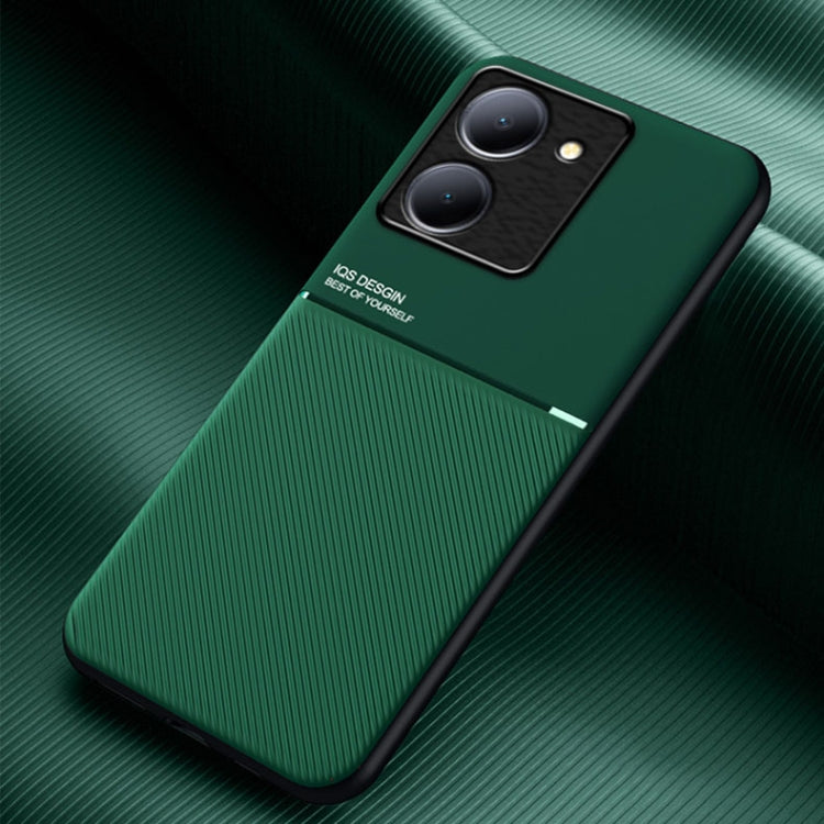 Classic Tilt Strip Grain Magnetic PC Hybrid TPU Phone Case, For vivo V29e Global, For vivo Y35+, For vivo S17, For vivo S17e, For vivo iQOO Neo8, For vivo Y78