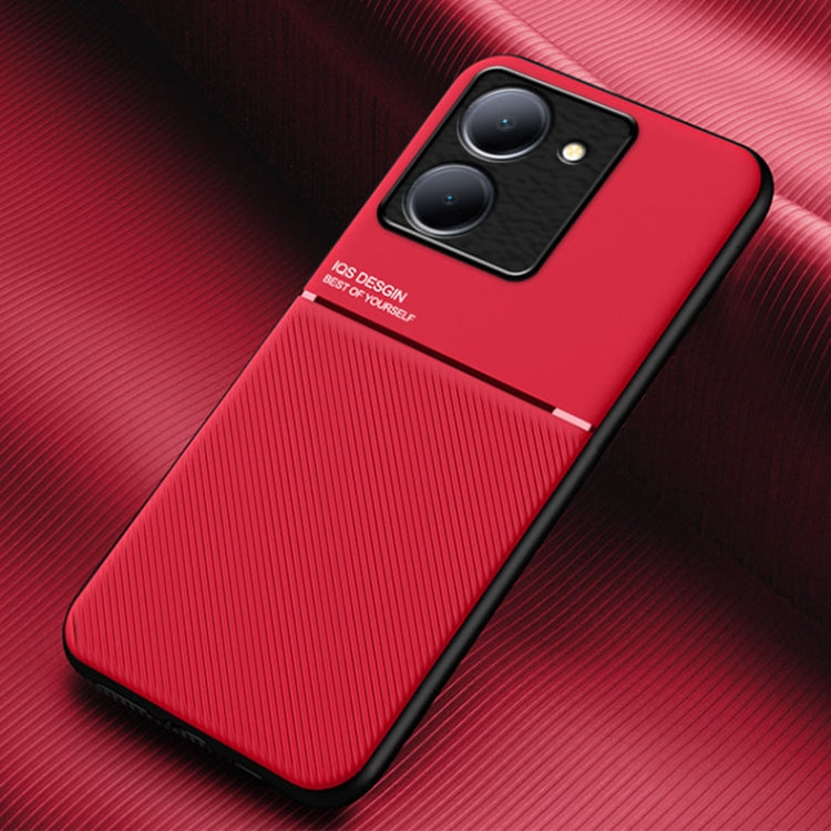 Classic Tilt Strip Grain Magnetic PC Hybrid TPU Phone Case, For vivo V29e Global, For vivo Y35+, For vivo S17, For vivo S17e, For vivo iQOO Neo8, For vivo Y78