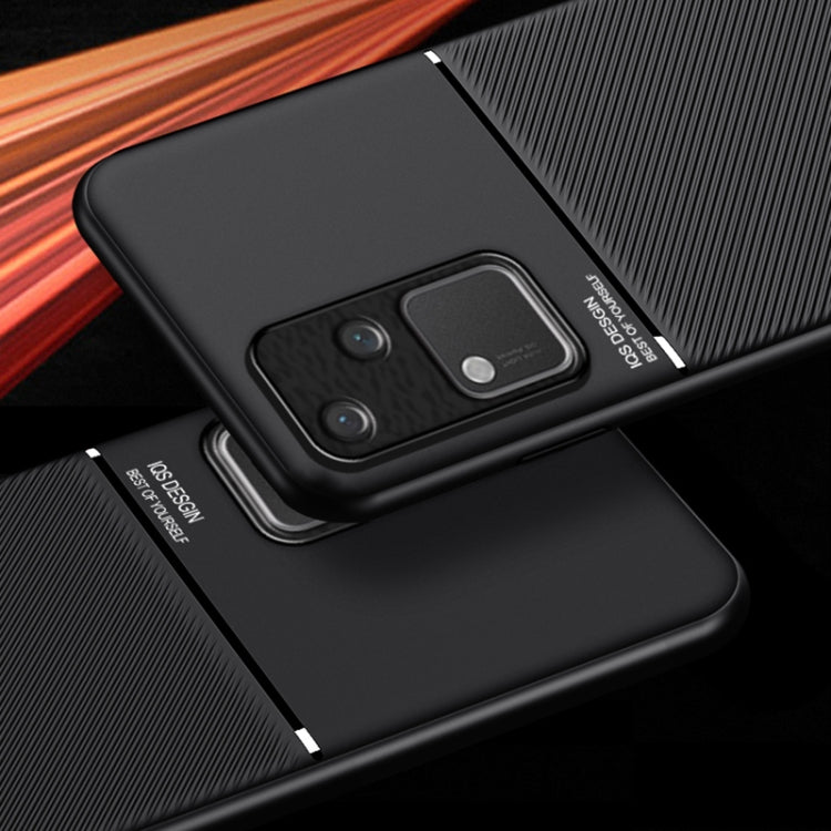 Classic Tilt Strip Grain Magnetic PC Hybrid TPU Phone Case, For vivo S18 Pro, For vivo S18, For vivo X100 Pro, For vivo X100, For vivo iQOO 12, For vivo V29e