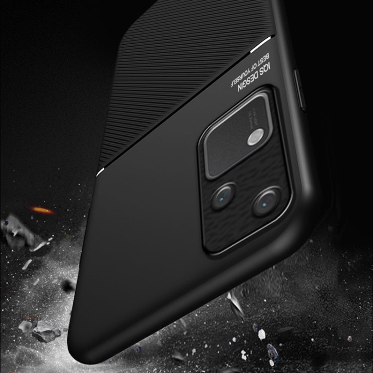 Classic Tilt Strip Grain Magnetic PC Hybrid TPU Phone Case, For vivo S18 Pro, For vivo S18, For vivo X100 Pro, For vivo X100, For vivo iQOO 12, For vivo V29e