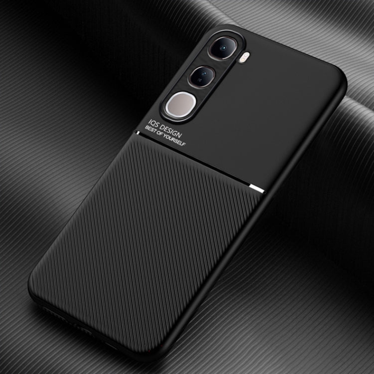 Classic Tilt Strip Grain Magnetic PC Hybrid TPU Phone Case, For vivo S20 Pro, For vivo X200, For vivo X200 Pro mini, For vivo X200 Pro, For vivo Y300 Pro, For vivo V40 Lite
