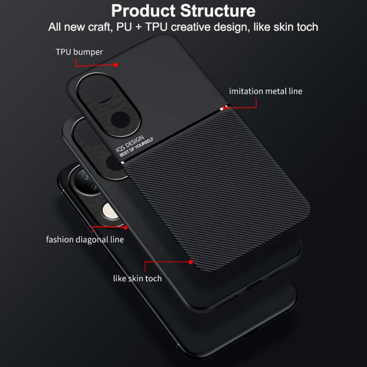 Classic Tilt Strip Grain Magnetic PC Hybrid TPU Phone Case, For vivo S20, For vivo S20 Pro, For vivo X200, For vivo X200 Pro mini, For vivo X200 Pro, For vivo Y300 Pro OPPO & vivo Accessories - APEXEL INDIA - Mobile Lens - Mobile Camera Lens - Cellphone Accessories - Phone Lens - Smartphone Lens