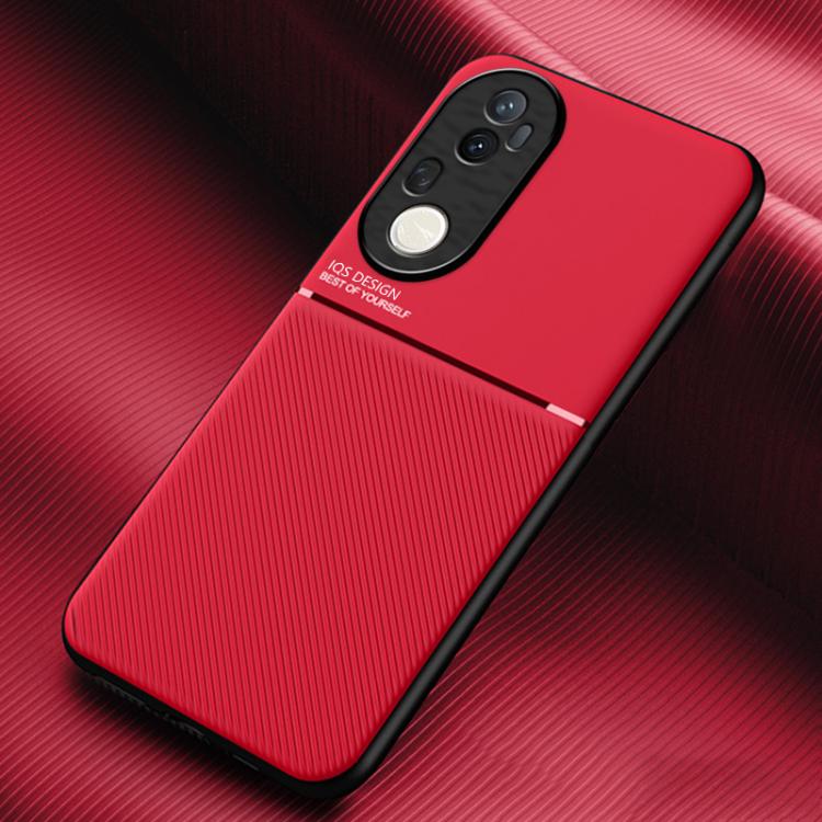 Classic Tilt Strip Grain Magnetic PC Hybrid TPU Phone Case, For vivo S20 Pro, For vivo X200, For vivo X200 Pro mini, For vivo X200 Pro, For vivo Y300 Pro, For vivo V40 Lite