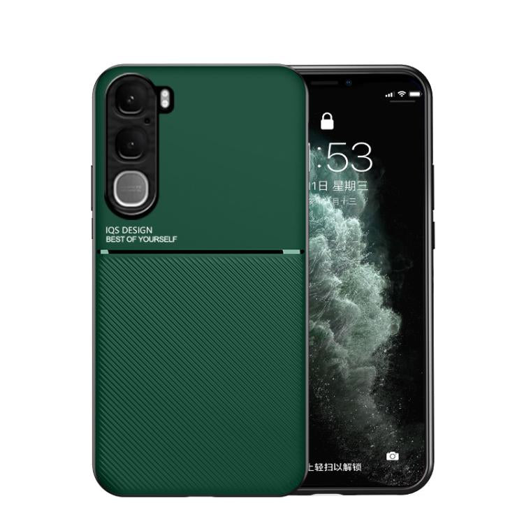 Classic Tilt Strip Grain Magnetic PC Hybrid TPU Phone Case, For vivo S60 5G, For vivo S60 Vitality 5G, For vivo iQOO 15T 5G, For vivo Y31 5G 2025 / Y21d 4G, For vivo iQOO 15, For vivo X300 Pro