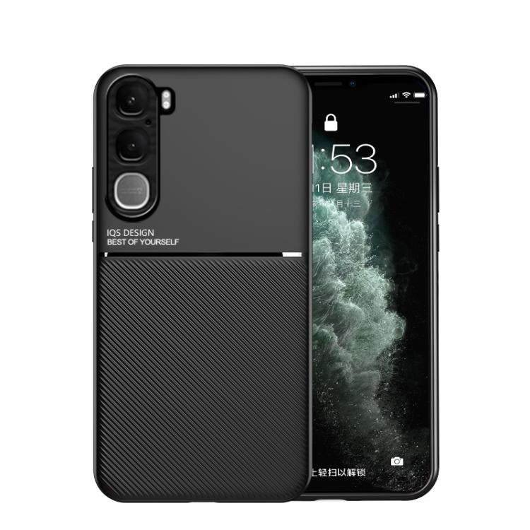 Classic Tilt Strip Grain Magnetic PC Hybrid TPU Phone Case, For vivo S60 5G, For vivo S60 Vitality 5G, For vivo iQOO 15T 5G, For vivo Y31 5G 2025 / Y21d 4G, For vivo iQOO 15, For vivo X300 Pro