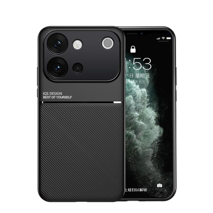 Classic Tilt Strip Grain Magnetic PC Hybrid TPU Phone Case, For vivo S60 5G, For vivo S60 Vitality 5G, For vivo iQOO 15T 5G, For vivo Y31 5G 2025 / Y21d 4G, For vivo iQOO 15, For vivo X300 Pro