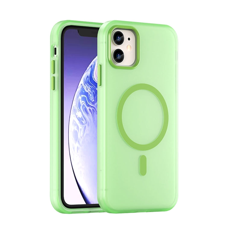 MagSafe Frosted Translucent TPU + PC Full Coverage Phone Case, For iPhone 11 Pro Max, For iPhone 11 Apple Accessories engmag5642 More iPhone Cases - APEXEL INDIA - Mobile Lens - Mobile Camera Lens - Cellphone Accessories - Phone Lens - Smartphone Lens