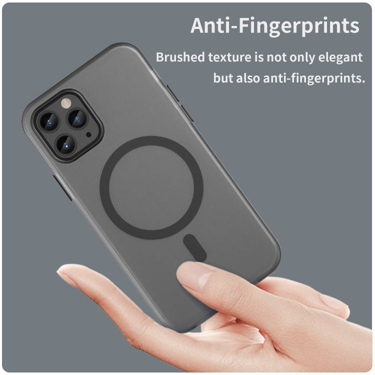 MagSafe Frosted Translucent TPU + PC Full Coverage Phone Case, For iPhone 11 Pro