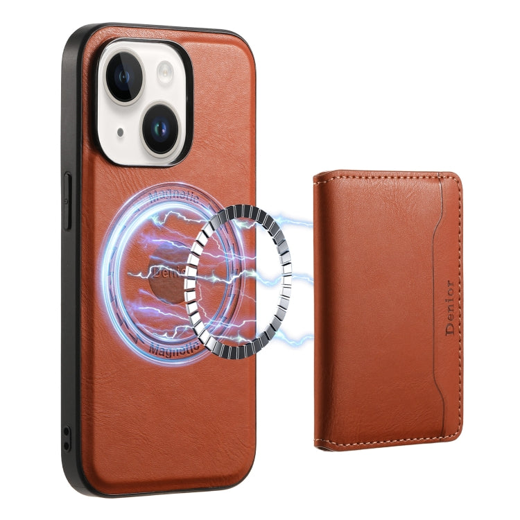 Denior Cowhide Texture Leather MagSafe Detachable Wallet Phone Case, For iPhone 15 Plus, For iPhone 15, For iPhone 14 Plus, For iPhone 14, For iPhone 14 Pro, For iPhone 14 Pro Max Apple Accessories engden4446 iPhone 15 Plus - Denior - Mobile Lens - Mobile Camera Lens - Cellphone Accessories - Phone Lens - Smartphone Lens