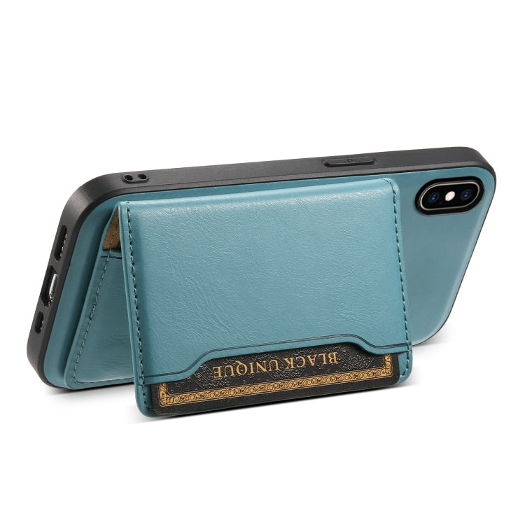 Denior Cowhide Texture Leather MagSafe Detachable Wallet Phone Case, For iPhone XS Max, For iPhone 8 Plus/7 Plus Apple Accessories engden4448 More iPhone Cases - Denior - Mobile Lens - Mobile Camera Lens - Cellphone Accessories - Phone Lens - Smartphone Lens