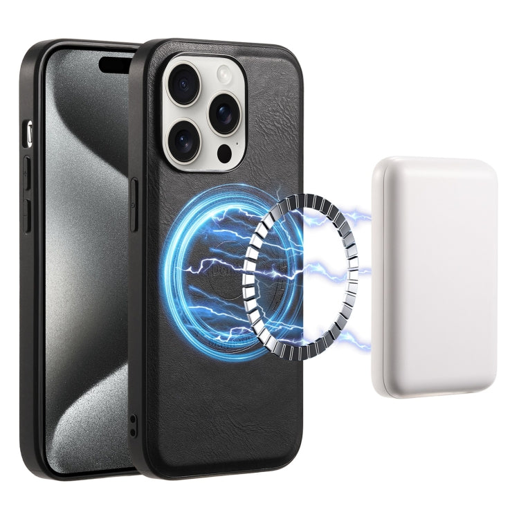 Denior Cowhide Texture Leather MagSafe Phone Case, For iPhone 16 Pro Max, For iPhone 16 Pro, For iPhone 16 Plus, For iPhone 16, For iPhone 15 Pro Max, For iPhone 15 Pro Apple Accessories engden4495 iPhone 16 Pro Max - Denior - Mobile Lens - Mobile Camera Lens - Cellphone Accessories - Phone Lens - Smartphone Lens