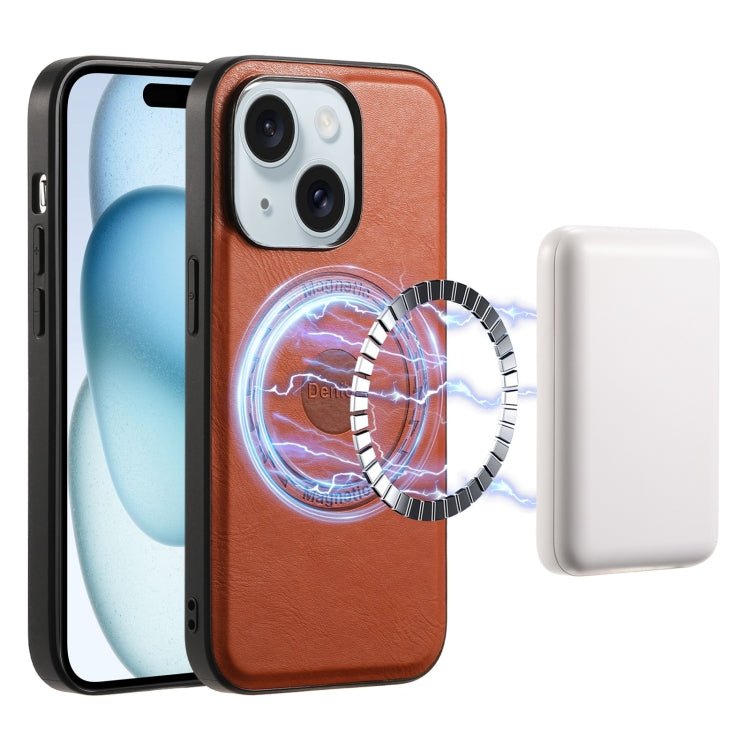 Denior Cowhide Texture Leather MagSafe Phone Case, For iPhone 15 Plus, For iPhone 15, For iPhone 14 Plus, For iPhone 14/13, For iPhone 14 Pro, For iPhone 14 Pro Max Apple Accessories engden4475 iPhone 15 Plus - Denior - Mobile Lens - Mobile Camera Lens - Cellphone Accessories - Phone Lens - Smartphone Lens