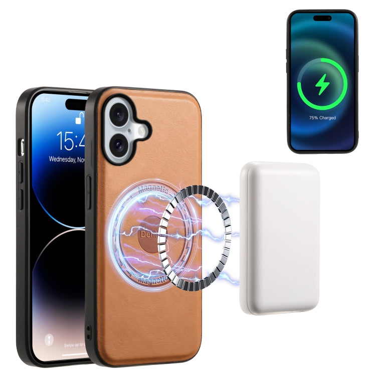 Denior Cowhide Texture Leather MagSafe Phone Case, For iPhone 16 Pro Max, For iPhone 16 Pro, For iPhone 16 Plus, For iPhone 16, For iPhone 15 Pro Max, For iPhone 15 Pro Apple Accessories engden4495 iPhone 16 Pro Max - Denior - Mobile Lens - Mobile Camera Lens - Cellphone Accessories - Phone Lens - Smartphone Lens