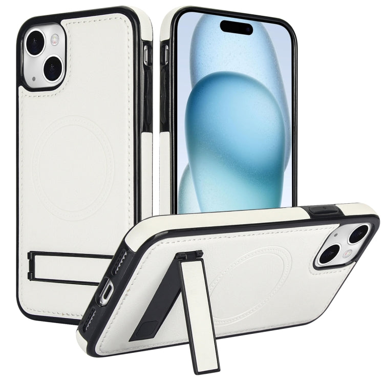 Retro Leather Invisible Stand MagSafe Phone Case, For iPhone 15, For iPhone 14 Plus, For iPhone 14 Apple Accessories engret4514 iPhone 15 - APEXEL INDIA - Mobile Lens - Mobile Camera Lens - Cellphone Accessories - Phone Lens - Smartphone Lens