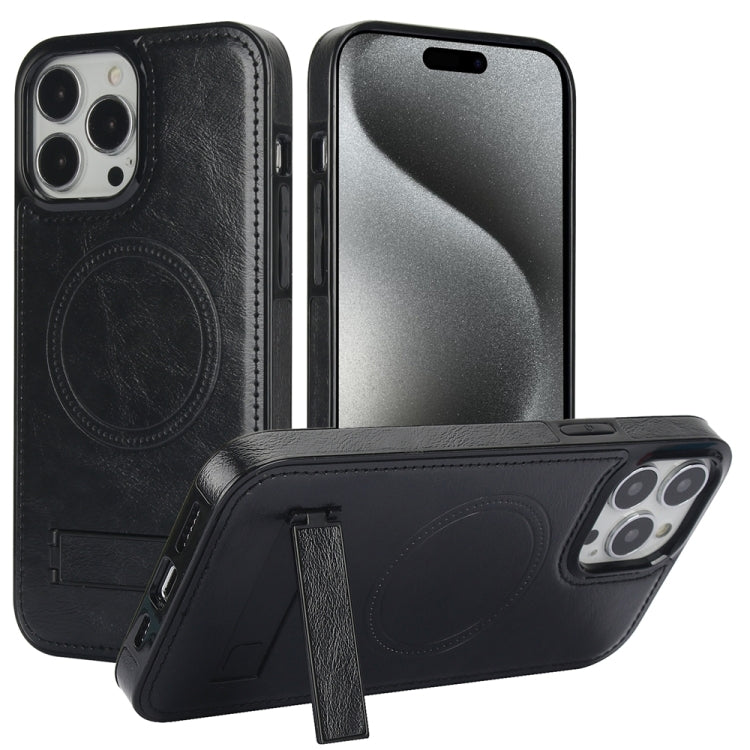 Retro Leather Invisible Stand MagSafe Phone Case, For iPhone 15 Pro Max, For iPhone 15 Pro, For iPhone 15 Plus Apple Accessories engret4491 iPhone 15 Pro Max - APEXEL INDIA - Mobile Lens - Mobile Camera Lens - Cellphone Accessories - Phone Lens - Smartphone Lens