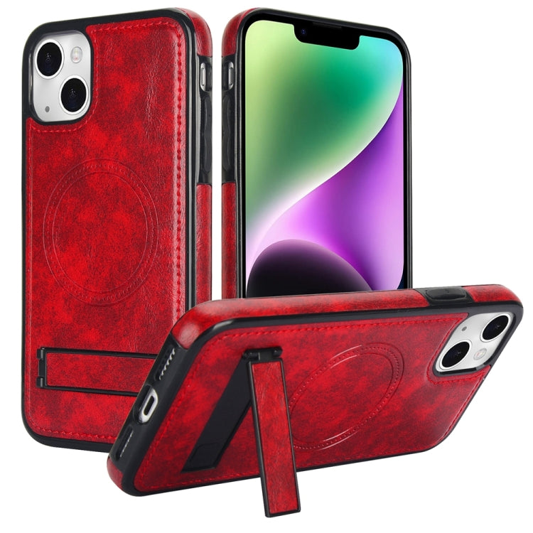 Retro Leather Invisible Stand MagSafe Phone Case, For iPhone 13 Pro, For iPhone 13, For iPhone 13 mini Apple Accessories engret4515 More iPhone Cases - APEXEL INDIA - Mobile Lens - Mobile Camera Lens - Cellphone Accessories - Phone Lens - Smartphone Lens