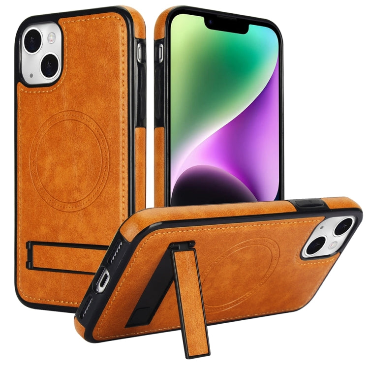 Retro Leather Invisible Stand MagSafe Phone Case, For iPhone 13 Pro, For iPhone 13, For iPhone 13 mini Apple Accessories engret4515 More iPhone Cases - APEXEL INDIA - Mobile Lens - Mobile Camera Lens - Cellphone Accessories - Phone Lens - Smartphone Lens