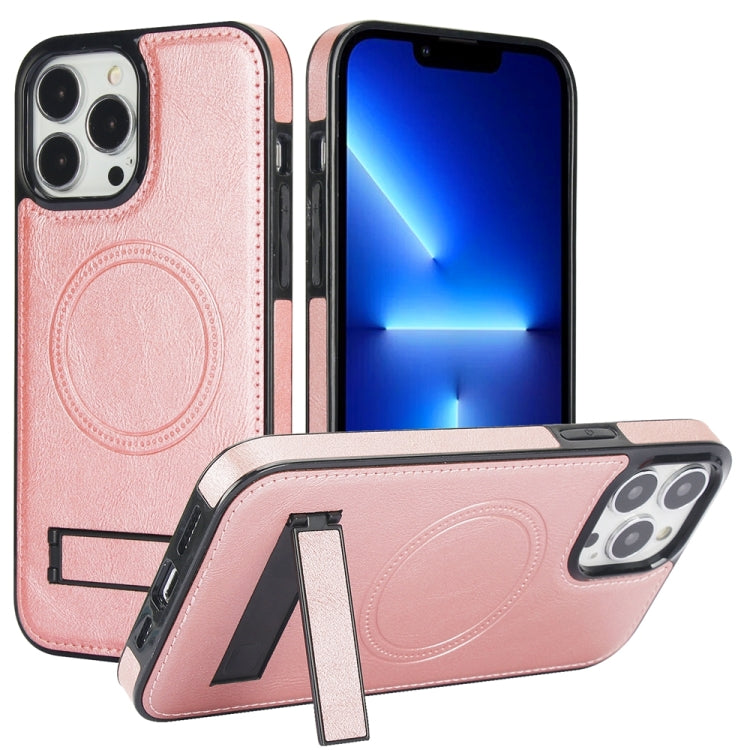 Retro Leather Invisible Stand MagSafe Phone Case, For iPhone 13 Pro, For iPhone 13, For iPhone 13 mini Apple Accessories engret4515 More iPhone Cases - APEXEL INDIA - Mobile Lens - Mobile Camera Lens - Cellphone Accessories - Phone Lens - Smartphone Lens