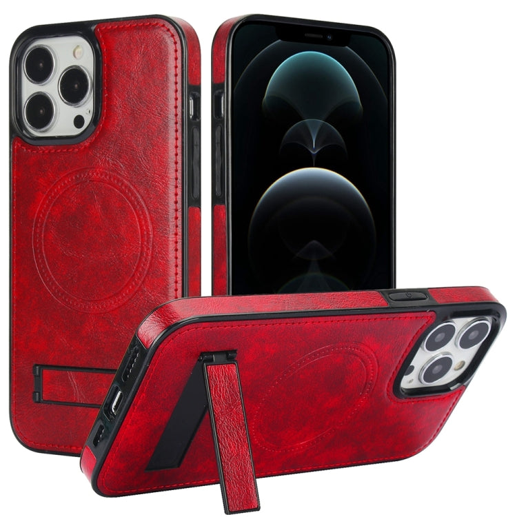 Retro Leather Invisible Stand MagSafe Phone Case, For iPhone 12 / 12 Pro, For iPhone 12 Pro Max, For iPhone 12 mini Apple Accessories engret4492 More iPhone Cases - APEXEL INDIA - Mobile Lens - Mobile Camera Lens - Cellphone Accessories - Phone Lens - Smartphone Lens