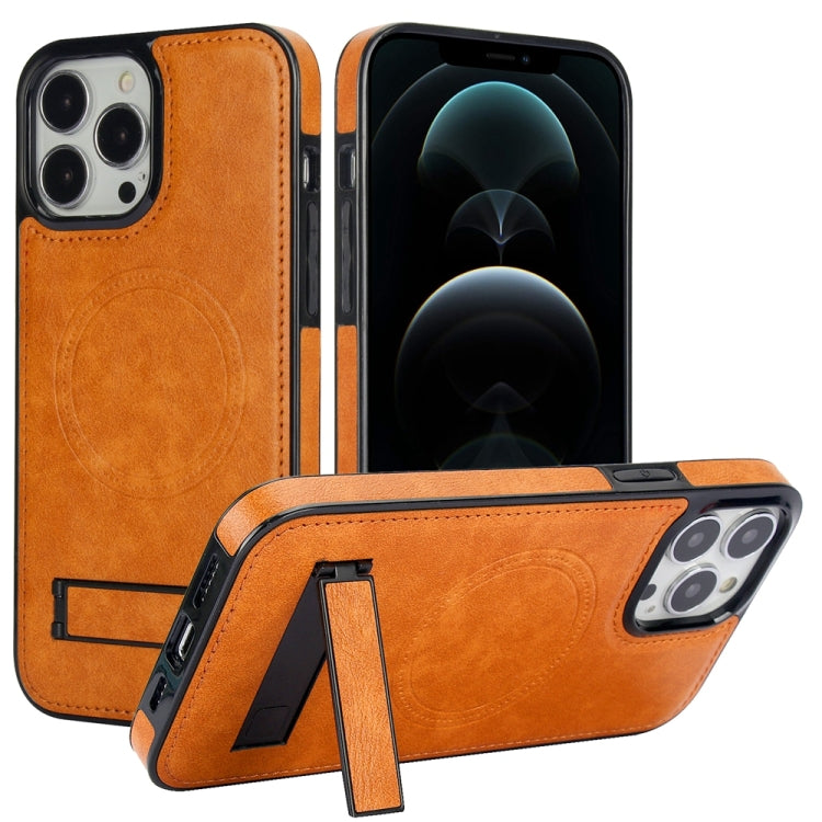 Retro Leather Invisible Stand MagSafe Phone Case, For iPhone 12 / 12 Pro, For iPhone 12 Pro Max, For iPhone 12 mini Apple Accessories engret4492 More iPhone Cases - APEXEL INDIA - Mobile Lens - Mobile Camera Lens - Cellphone Accessories - Phone Lens - Smartphone Lens