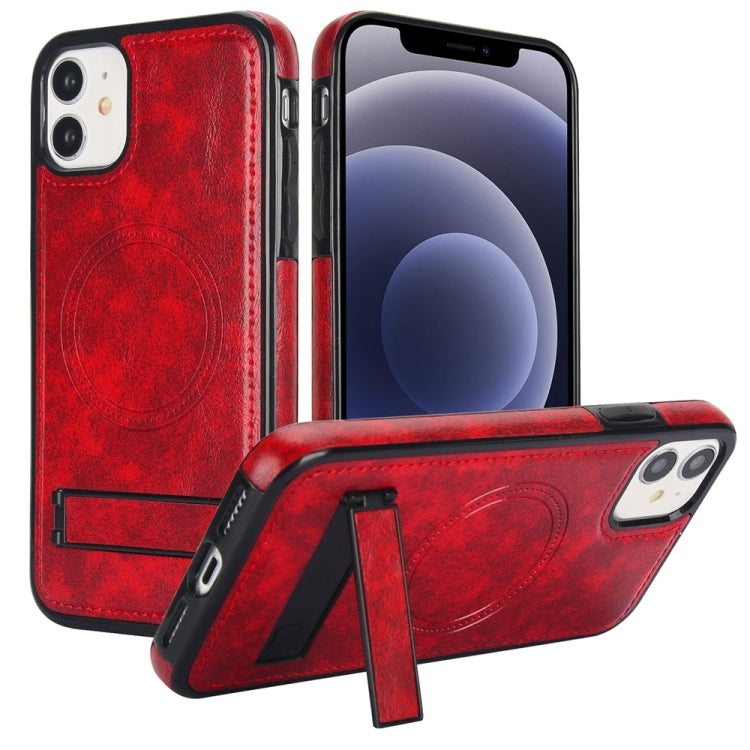 Retro Leather Invisible Stand MagSafe Phone Case, For iPhone 12 / 12 Pro, For iPhone 12 Pro Max, For iPhone 12 mini Apple Accessories engret4492 More iPhone Cases - APEXEL INDIA - Mobile Lens - Mobile Camera Lens - Cellphone Accessories - Phone Lens - Smartphone Lens