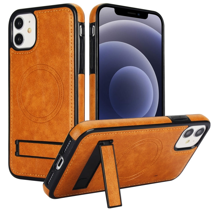 Retro Leather Invisible Stand MagSafe Phone Case, For iPhone 12 / 12 Pro, For iPhone 12 Pro Max, For iPhone 12 mini Apple Accessories engret4492 More iPhone Cases - APEXEL INDIA - Mobile Lens - Mobile Camera Lens - Cellphone Accessories - Phone Lens - Smartphone Lens