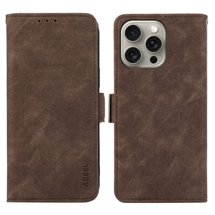 ABEEL Frosted Magnetic RFID Leather Phone Case, For iPhone Air, For iPhone 16 Pro Max, For iPhone 16 Pro, For iPhone 16 Plus Apple Accessories - APEXEL INDIA - Mobile Lens - Mobile Camera Lens - Cellphone Accessories - Phone Lens - Smartphone Lens