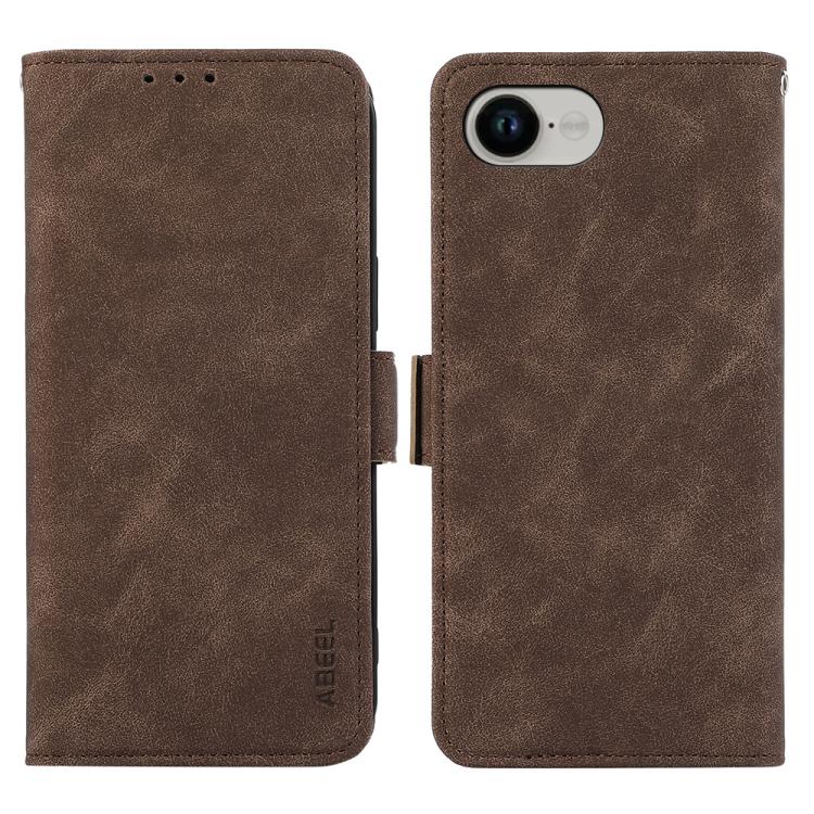 ABEEL Frosted Magnetic RFID Leather Phone Case, For iPhone 16e / 17e, For iPhone 17 Pro Max, For iPhone 17 Pro, For iPhone 17 Apple Accessories - APEXEL INDIA - Mobile Lens - Mobile Camera Lens - Cellphone Accessories - Phone Lens - Smartphone Lens