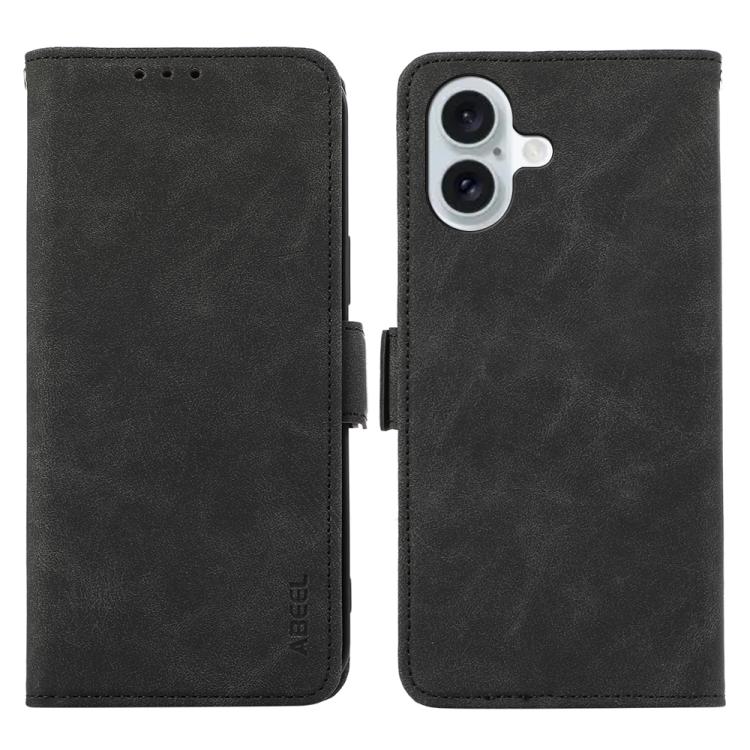 ABEEL Frosted Magnetic RFID Leather Phone Case, For iPhone 16e / 17e, For iPhone 17 Pro Max, For iPhone 17 Pro, For iPhone 17 Apple Accessories - APEXEL INDIA - Mobile Lens - Mobile Camera Lens - Cellphone Accessories - Phone Lens - Smartphone Lens
