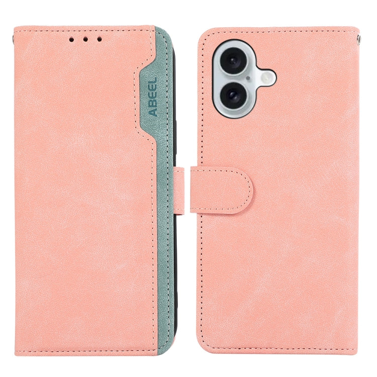 ABEEL Color Block Magnetic RFID Leather Phone Case Apple Accessories - APEXEL INDIA - Mobile Lens - Mobile Camera Lens - Cellphone Accessories - Phone Lens - Smartphone Lens