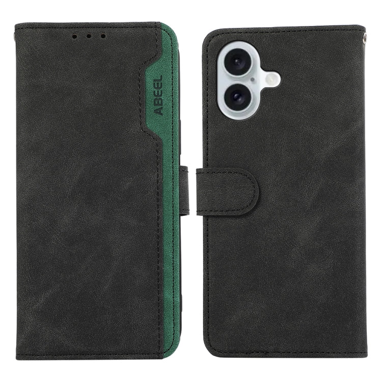 ABEEL Color Block Magnetic RFID Leather Phone Case Apple Accessories - APEXEL INDIA - Mobile Lens - Mobile Camera Lens - Cellphone Accessories - Phone Lens - Smartphone Lens