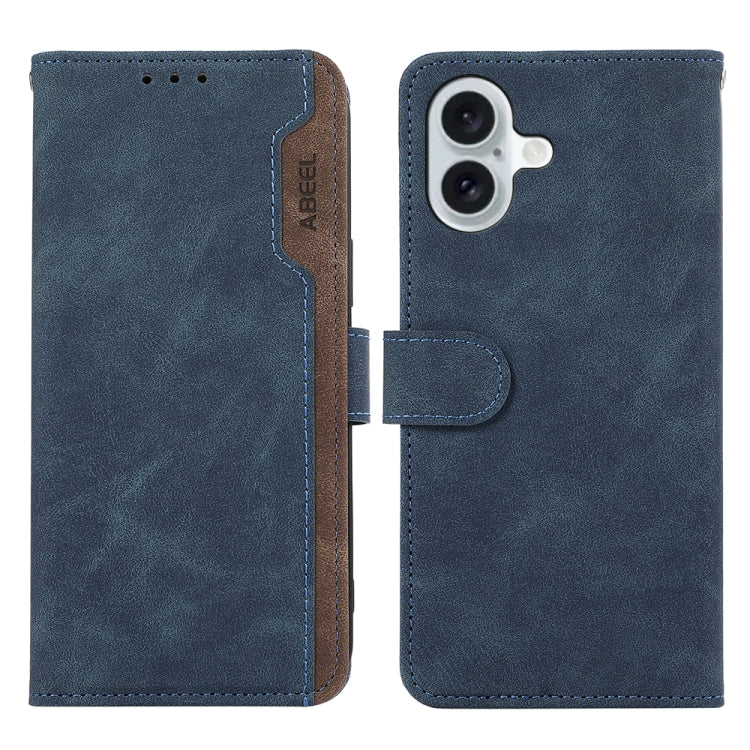 ABEEL Color Block Magnetic RFID Leather Phone Case Apple Accessories - APEXEL INDIA - Mobile Lens - Mobile Camera Lens - Cellphone Accessories - Phone Lens - Smartphone Lens