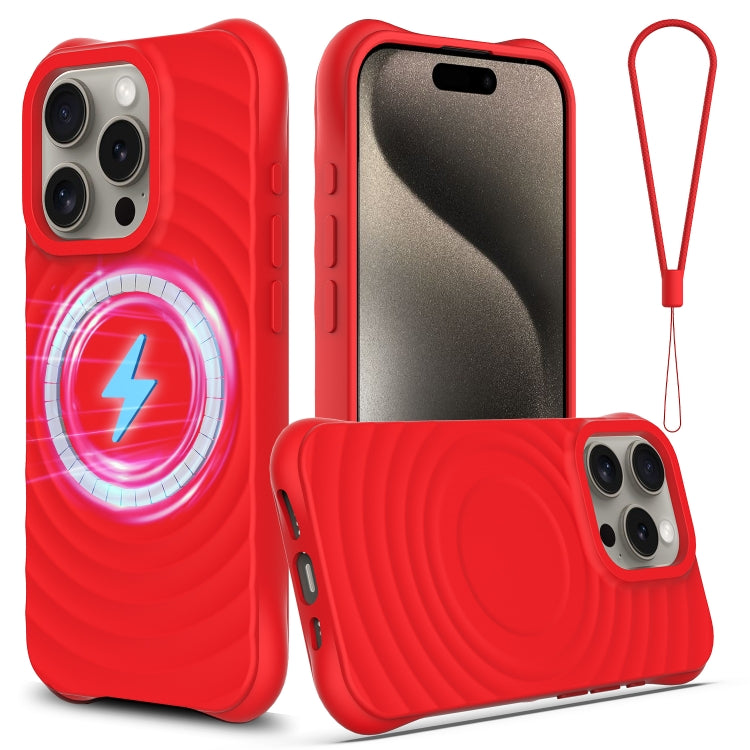 Wave Texture MagSafe Magnetic Liquid Silicone Phone Case, For iPhone 16e, For iPhone 16 Pro Max, For iPhone 16 Pro, For iPhone 16 Plus Apple Accessories engwav4560 iPhone 16e - APEXEL INDIA - Mobile Lens - Mobile Camera Lens - Cellphone Accessories - Phone Lens - Smartphone Lens